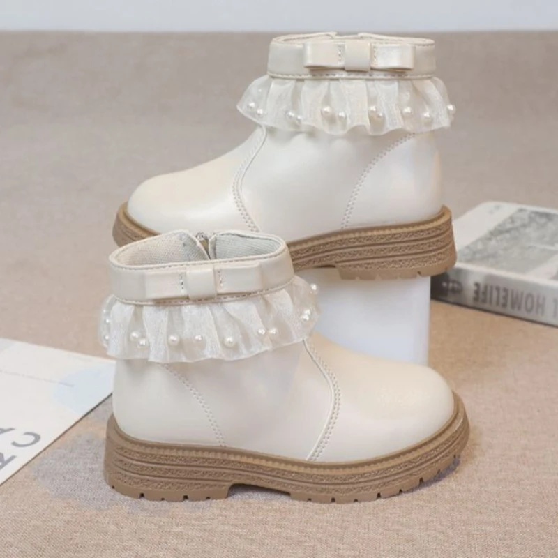Autumn Winter Kids Princess Leather Boots Soft Sole Ankle Boots for Baby Girls New Style Fashion Short Boots 2026
Autumn Winter Kids Princess Leather Boots Soft Sole Ankle Boots for Baby Girls New Style Fashion Short Boots 2026