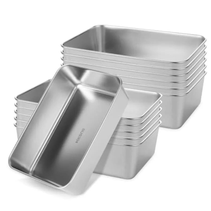 Pack Stainless Steel Loaf Pan.5 x 5.5 Inch Banana Bread Pan for Homemade Bread Loaf Pans for Baking Bread Tin Sourdough Bread B
Pack Stainless Steel Loaf Pan.5 x 5.5 Inch Banana Bread Pan for Homemade Bread Loaf Pans for Baking Bread Tin Sourdough Bread B