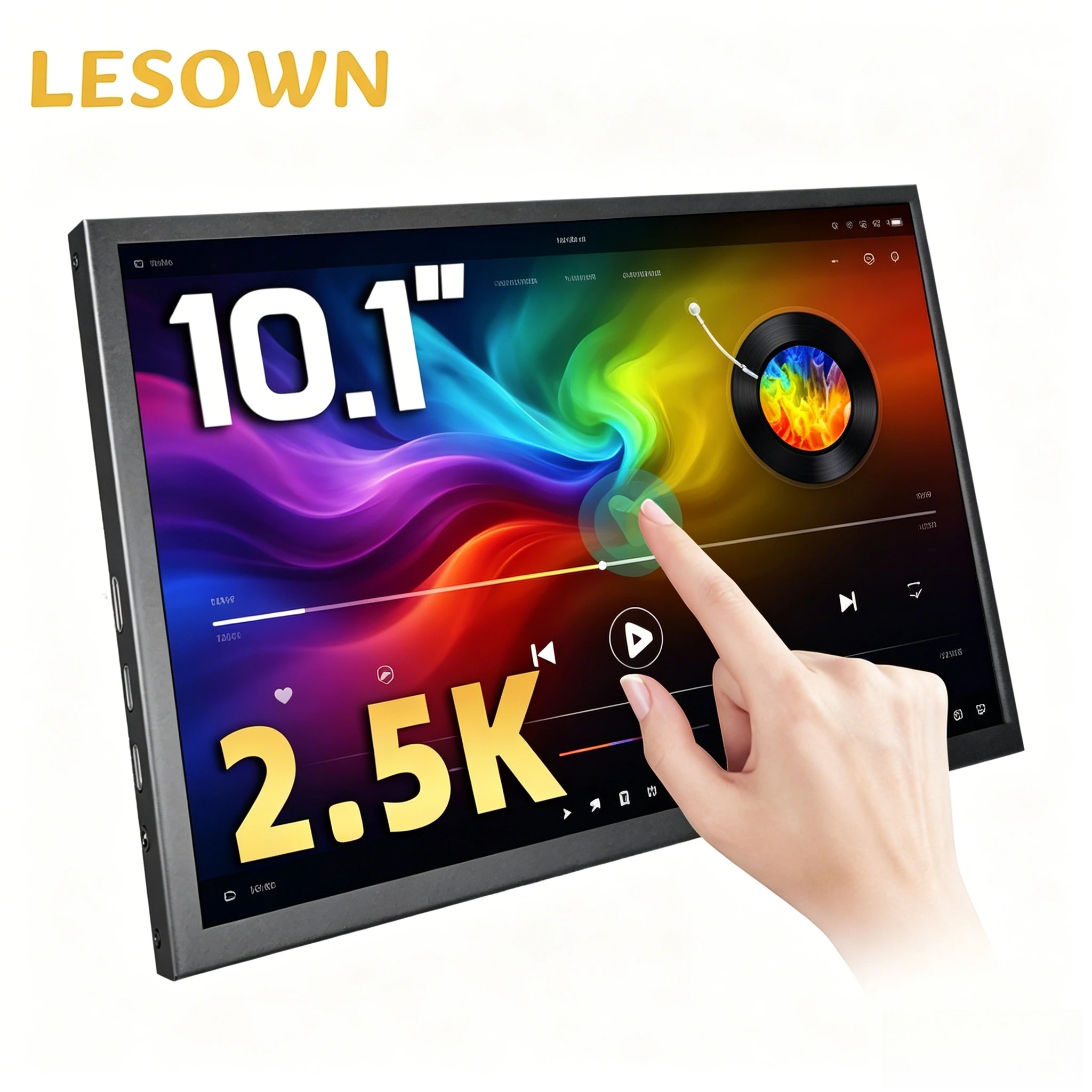 LESOWN 10.1 Inch 2K Camera Monitor 2560x1600 400nit 16:10 IPS Screen for Video Recording & Photography Setup
LESOWN 10.1 Inch 2K Camera Monitor 2560x1600 400nit 16:10 IPS Screen for Video Recording & Photography Setup