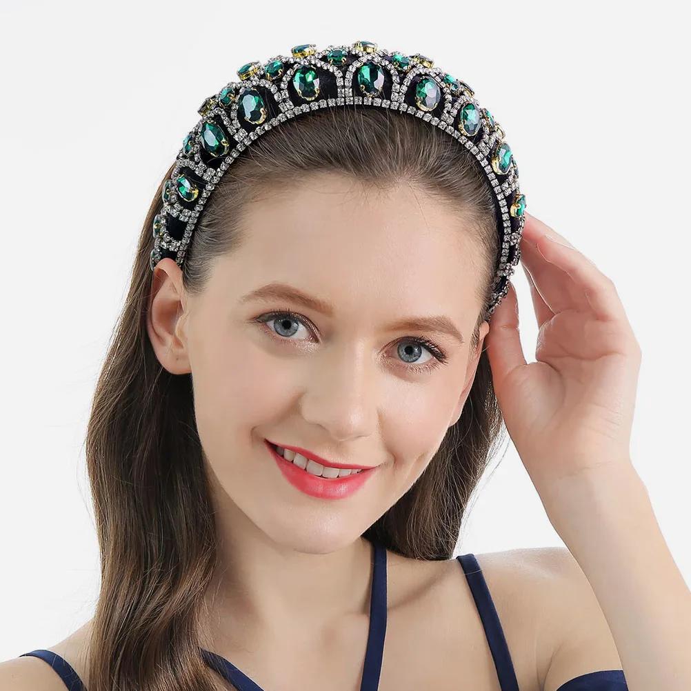 Rhinestone Hairband Velvet Headpiece Bride Hair Accessory Elegant Headbands Fashion Sponge Headdress Comfortable Daily Party
Rhinestone Hairband Velvet Headpiece Bride Hair Accessory Elegant Headbands Fashion Sponge Headdress Comfortable Daily Party