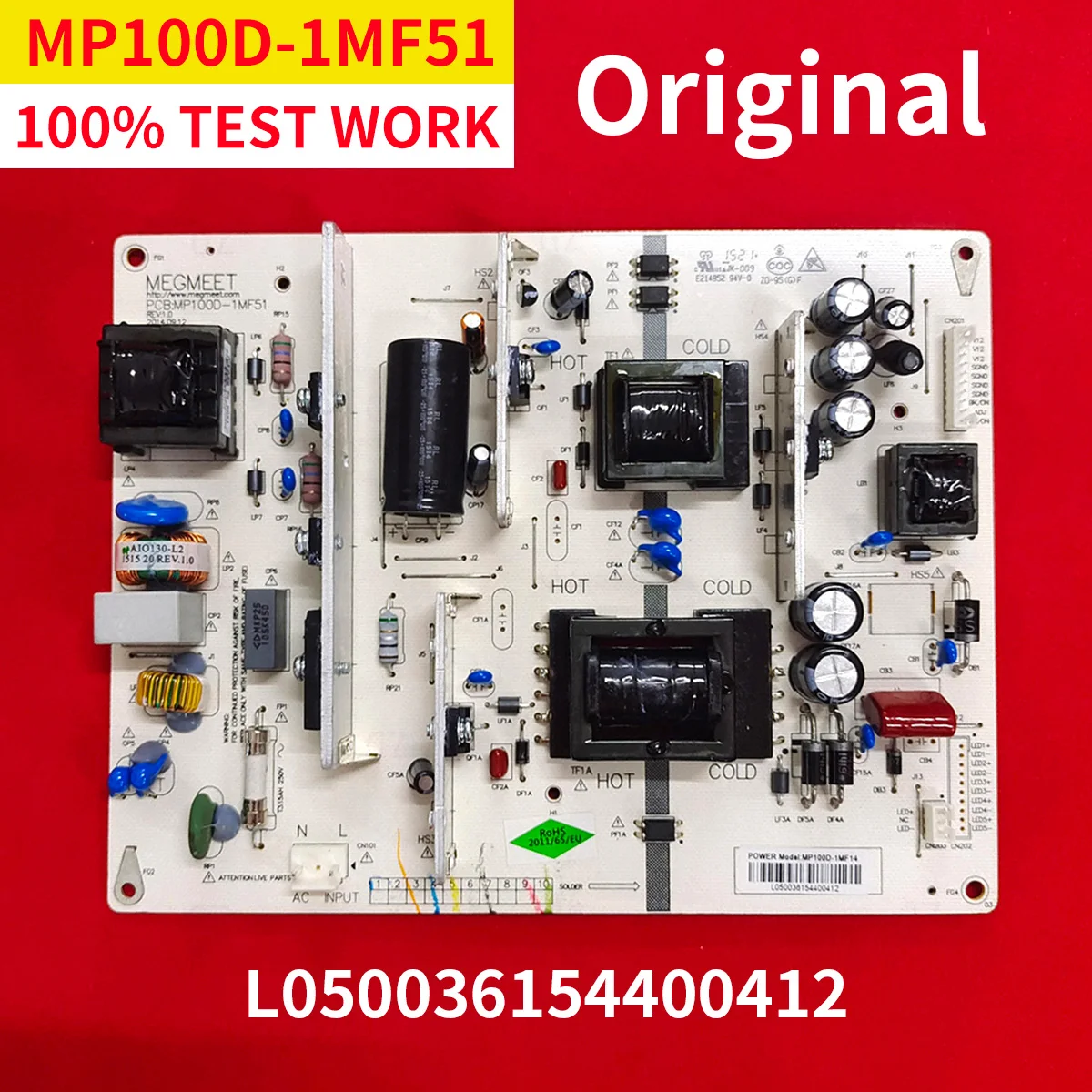 100% test work Original MP100D-1MF51 L050036154400412 for TV maintenance accessories
100% test work Original MP100D-1MF51 L050036154400412 for TV maintenance accessories