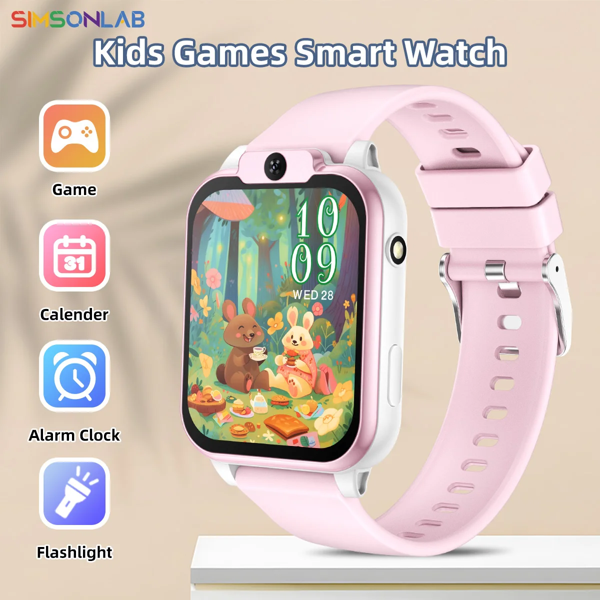 Children Smartwatch Study Partner Multifunctional Camera Control Take Photo Multi-mode Games 24 Languages 2026 New Gift for Kids
Children Smartwatch Study Partner Multifunctional Camera Control Take Photo Multi-mode Games 24 Languages 2026 New Gift for Kids