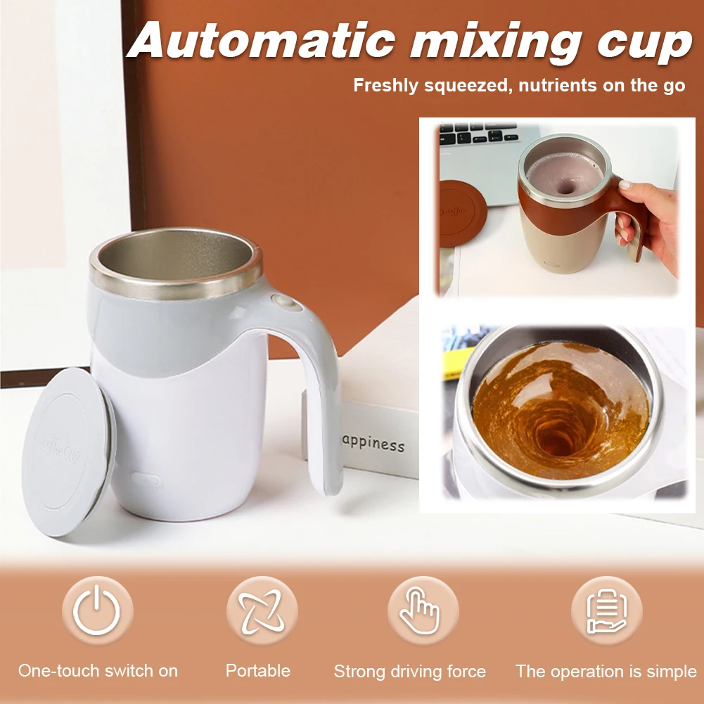 13oz Automatic Stirring Coffee Mug Rechargeable Self Stirring Mug Stainless Steel Travel Coffee Cup Baby Milk Powder Stir Cup
13oz Automatic Stirring Coffee Mug Rechargeable Self Stirring Mug Stainless Steel Travel Coffee Cup Baby Milk Powder Stir Cup