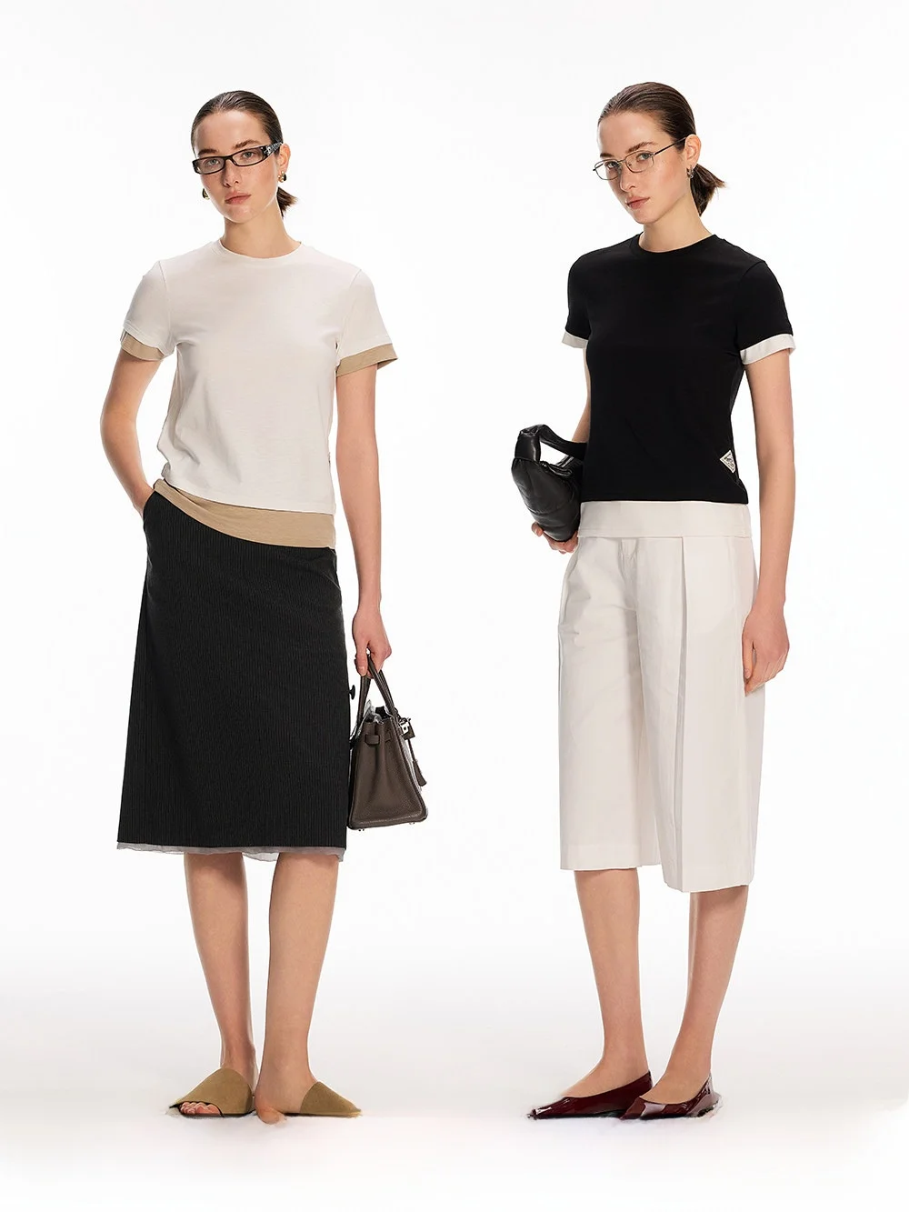 Women's Casual Loose Fit round Ne T-irt Breathable Comfortable Regenerated Fiber Two-Piece Effect Faion Spring Season
Women's Casual Loose Fit round Ne T-irt Breathable Comfortable Regenerated Fiber Two-Piece Effect Faion Spring Season