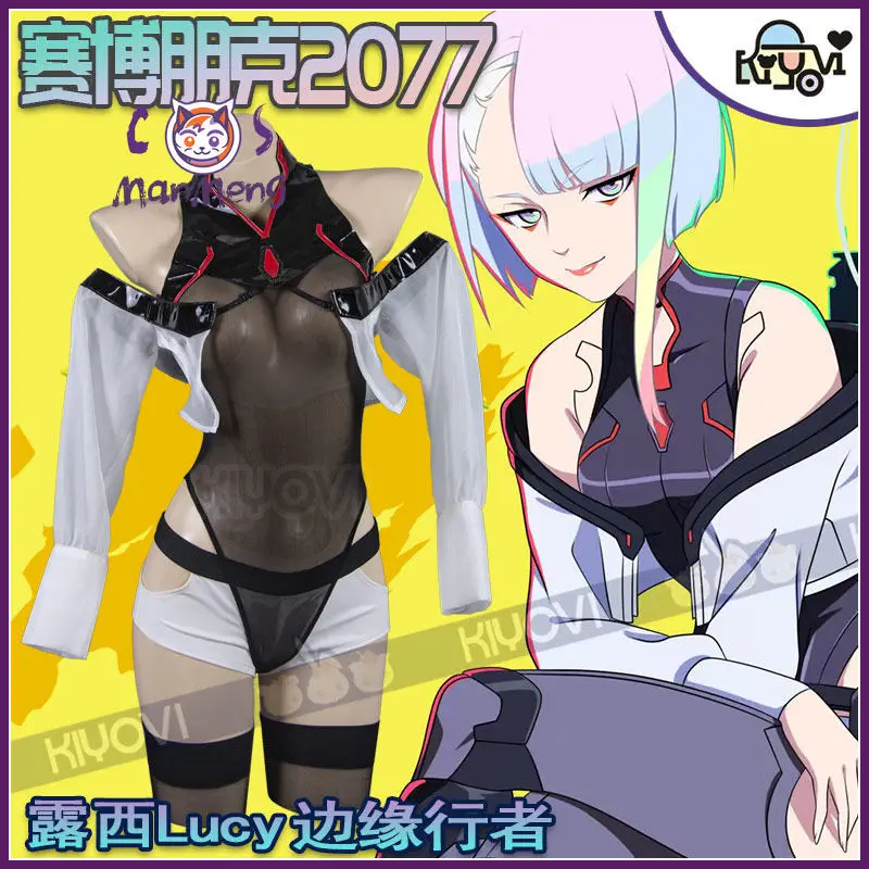Костюм для косплея Lucy Lucyna Kushinada 2077 Edgerunners, женский черный сексуальный комбинезон с носками, для Хэллоуина, карнавала, пляжа, пляжный купальник
Костюм для косплея Lucy Lucyna Kushinada 2077 Edgerunners, женский черный сексуальный комбинезон с носками, для Хэллоуина, карнавала, пляжа, пляжный купальник