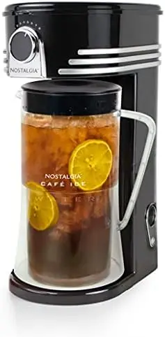 Nostalgia 3-Qt Iced Tea & Coffee Brewer – Double-Insulated, Strength Control, Infuser – Great for Lattes, Lemonade, More
Nostalgia 3-Qt Iced Tea & Coffee Brewer – Double-Insulated, Strength Control, Infuser – Great for Lattes, Lemonade, More