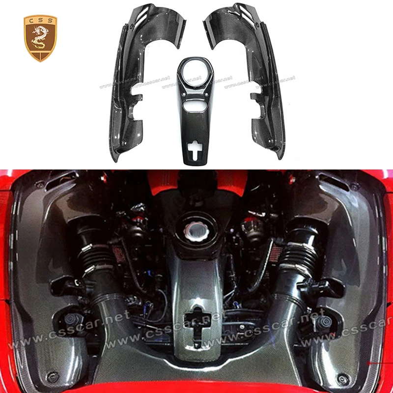 Car Front Engine Compartment Panel Lock Cover Trim For Ferrari 488 Spider OEM Style Dry Carbon Fiber Replacement Inner Body Kits
Car Front Engine Compartment Panel Lock Cover Trim For Ferrari 488 Spider OEM Style Dry Carbon Fiber Replacement Inner Body Kits