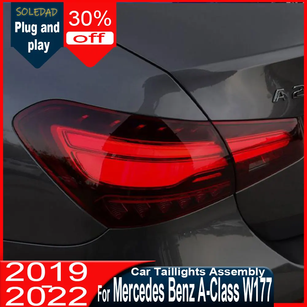Car Taillight For Mercedes-Benz W177 A-Class 2019-2022 LED Taillights New Full LED Dynamic Turn Signal Light Tail Lamp Assembly
Car Taillight For Mercedes-Benz W177 A-Class 2019-2022 LED Taillights New Full LED Dynamic Turn Signal Light Tail Lamp Assembly