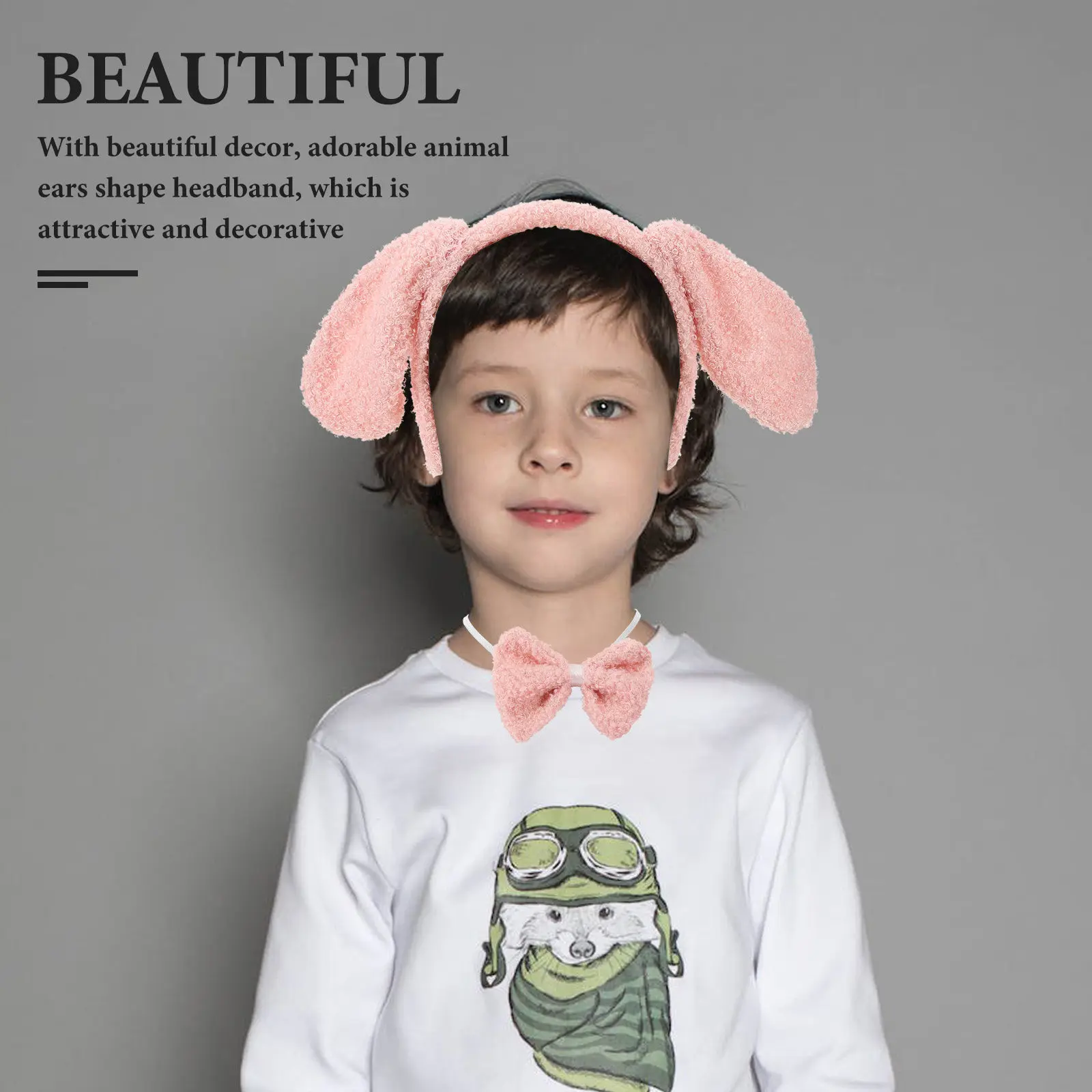 1Set Dog Ear Hairband Puppy Costume Set Bowtie Gloves Nose Role-Playing Cosplay Accessories Halloween Christmas Party Headband
1Set Dog Ear Hairband Puppy Costume Set Bowtie Gloves Nose Role-Playing Cosplay Accessories Halloween Christmas Party Headband