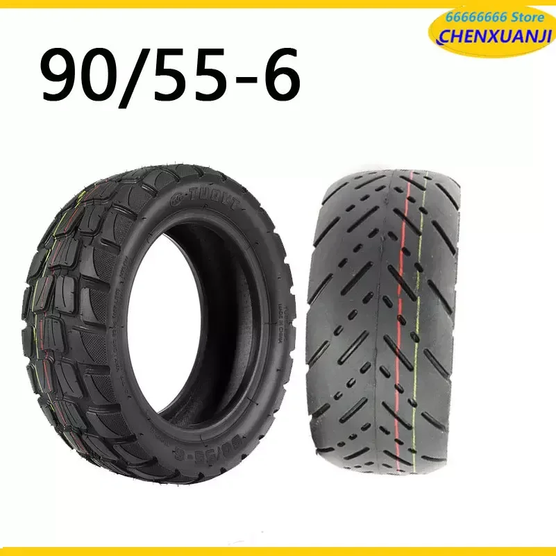 90/55-6 Tubeless Tyre Thickened Off-road Vacuum Tire for Electric Scooter Accessories
90/55-6 Tubeless Tyre Thickened Off-road Vacuum Tire for Electric Scooter Accessories