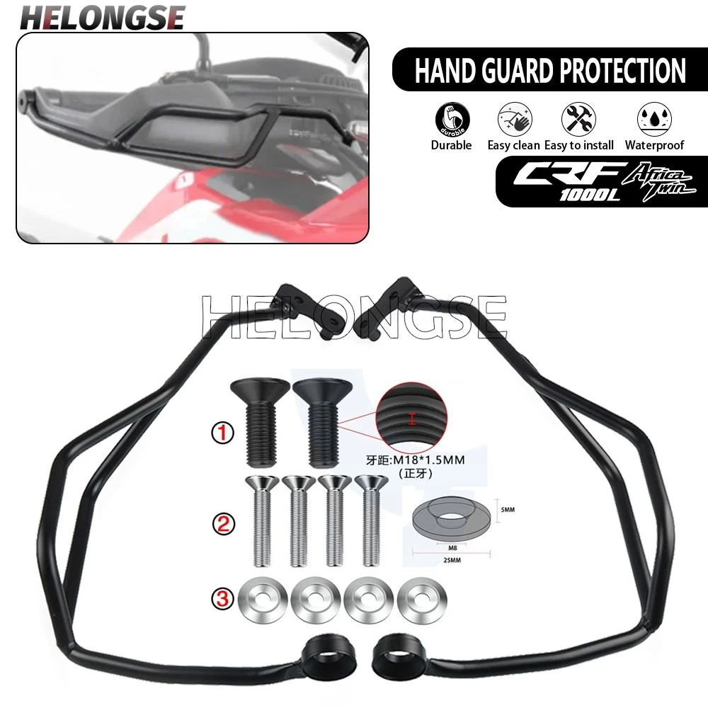 For Honda CRF1000L Africa Twin 2016-2018 2019 Motorcycle Accessories Handguard Bumper Handlebar Hand Guard Crash Bar Protector
For Honda CRF1000L Africa Twin 2016-2018 2019 Motorcycle Accessories Handguard Bumper Handlebar Hand Guard Crash Bar Protector