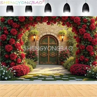 Valentine's Day Wedding Bridal Shower Photography Backdrops Sweet Festive Spirit Vines Red Pink Roses Party Background PO-06
Valentine's Day Wedding Bridal Shower Photography Backdrops Sweet Festive Spirit Vines Red Pink Roses Party Background PO-06