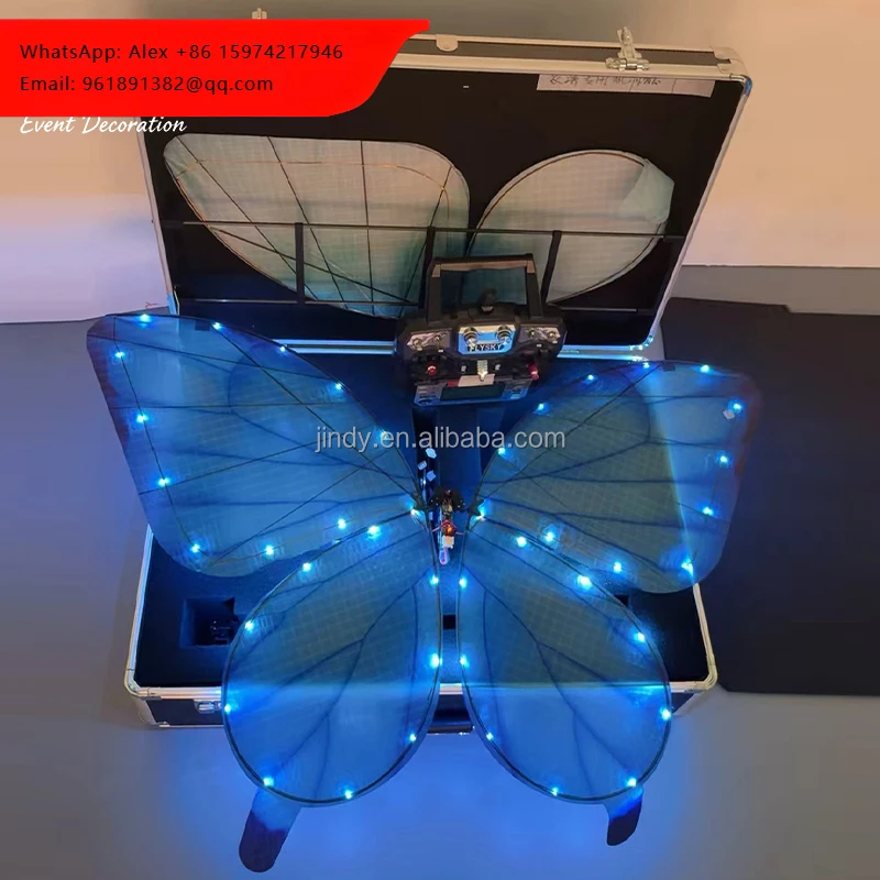 Morden Blue Butterflies Decoration 72CM Simulated Dynamic Insect Butterfly RC Radio Transmitter Butterfly
Morden Blue Butterflies Decoration 72CM Simulated Dynamic Insect Butterfly RC Radio Transmitter Butterfly