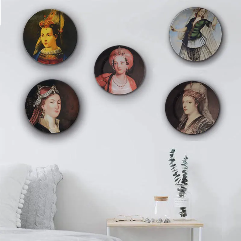 Middle Eastern Oil Painting Girl Plate Vintage Living Room Decorative Ceramic Tray Wall Hanging Plate Home Decoration Ornaments
Middle Eastern Oil Painting Girl Plate Vintage Living Room Decorative Ceramic Tray Wall Hanging Plate Home Decoration Ornaments