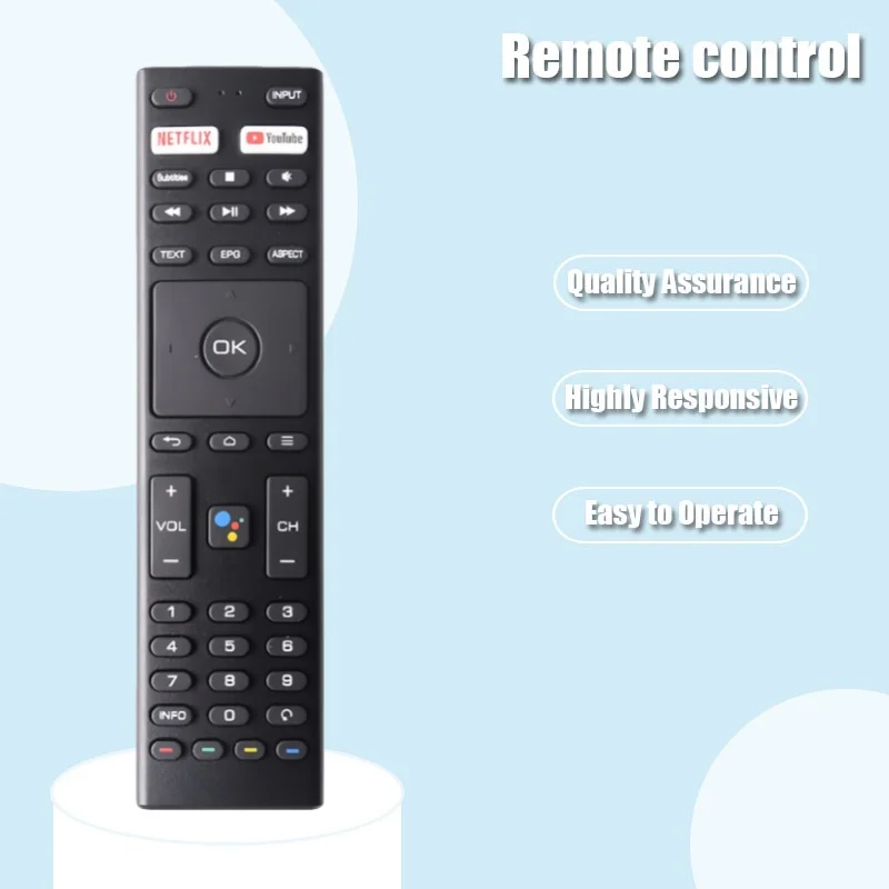 Universal Remote Control B03B Ergonomic Design for Dyon Movie Smart42 TV - Easy to Use Remote Control for Multiple TVs
Universal Remote Control B03B Ergonomic Design for Dyon Movie Smart42 TV - Easy to Use Remote Control for Multiple TVs