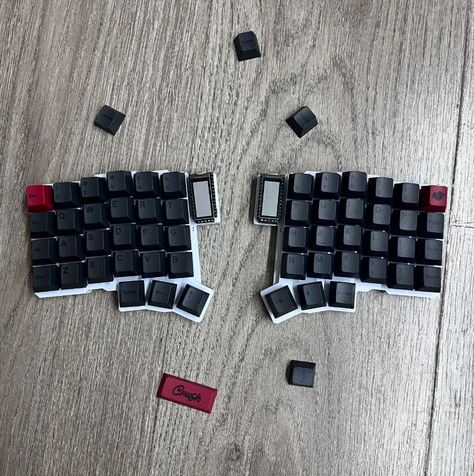 Silakka54 Wireless Split Mechanical Keyboard Customized Hot Swap Bluetooth Dual Mode ZMK Ergonomic Office Gaming Split Keyboard
Silakka54 Wireless Split Mechanical Keyboard Customized Hot Swap Bluetooth Dual Mode ZMK Ergonomic Office Gaming Split Keyboard