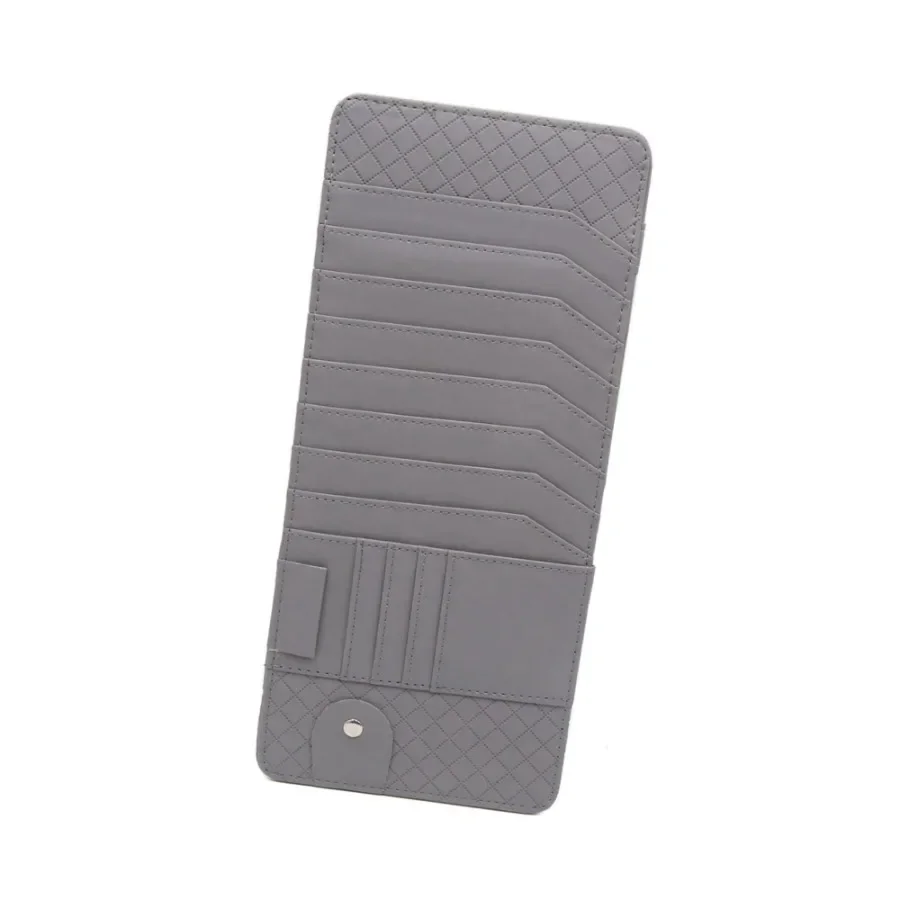 Faux Leather Car Sun Visor CD DVD Storage Sunglass Card Holder Pocket Gray
Faux Leather Car Sun Visor CD DVD Storage Sunglass Card Holder Pocket Gray