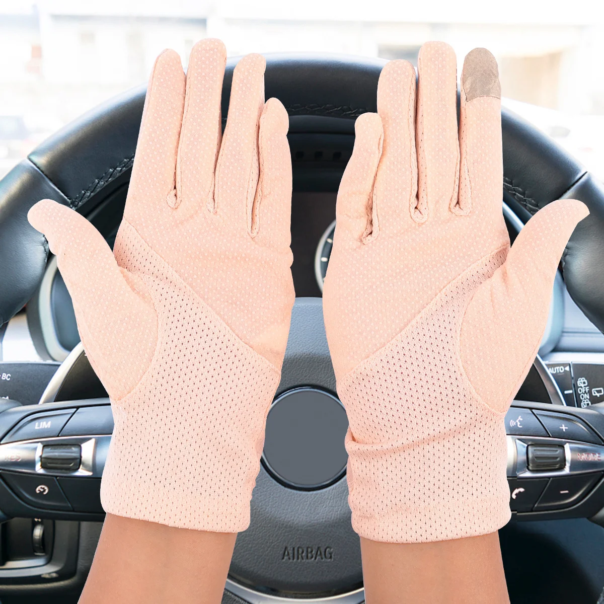 1Pair Uv Proof Ice Silk Sun Protection Gloves Breathable Summer Outdoor Non-Slip Hands Cover Sun Protection Gloves
1Pair Uv Proof Ice Silk Sun Protection Gloves Breathable Summer Outdoor Non-Slip Hands Cover Sun Protection Gloves