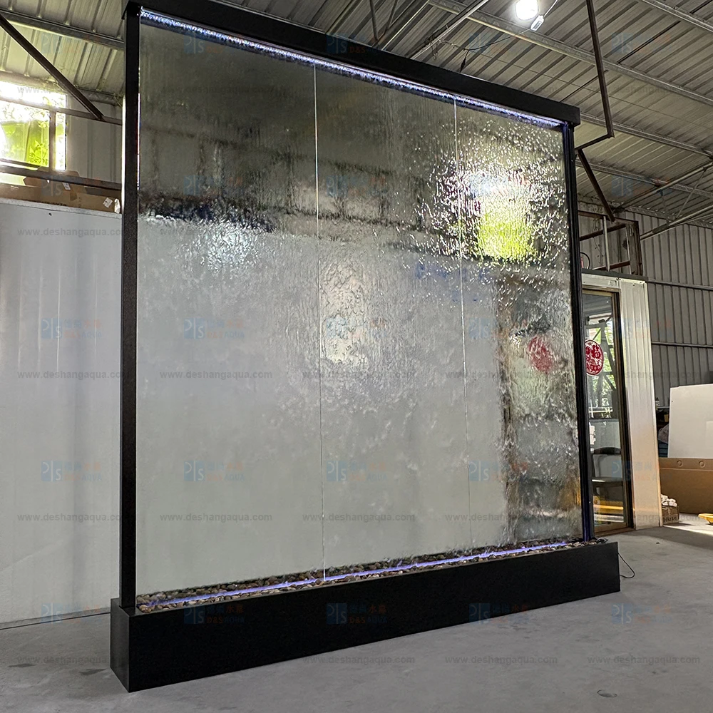 Custom Large Indoor Stainless Steel Waterwall Fountain Powder Coated Metal Water Features with Feng Shui Design Panel Technique
Custom Large Indoor Stainless Steel Waterwall Fountain Powder Coated Metal Water Features with Feng Shui Design Panel Technique