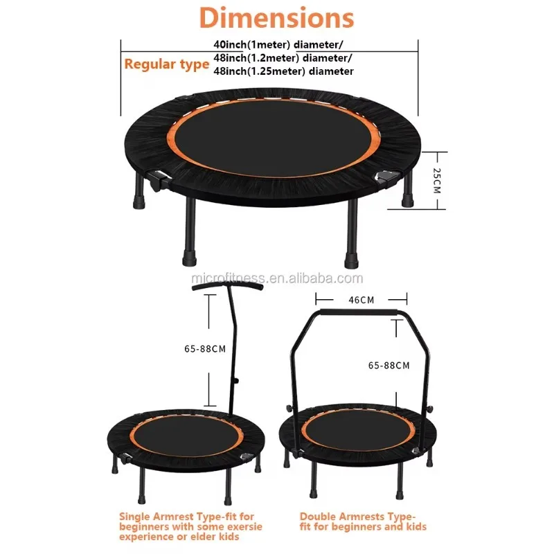 Round Gymnastic Trampoline Equipment Fitness Exercise Adult Stable Elastic For Home Use
Round Gymnastic Trampoline Equipment Fitness Exercise Adult Stable Elastic For Home Use