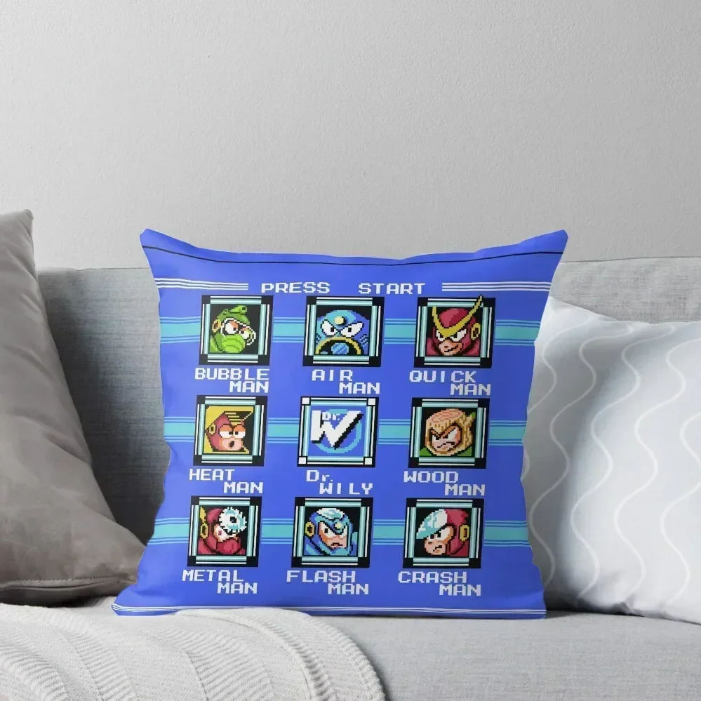 Mega Man 2 - Stage Select Throw Pillow luxury home accessories christmas pillowcases autumn decoration Sofa Cushion Cover pillow
Mega Man 2 - Stage Select Throw Pillow luxury home accessories christmas pillowcases autumn decoration Sofa Cushion Cover pillow