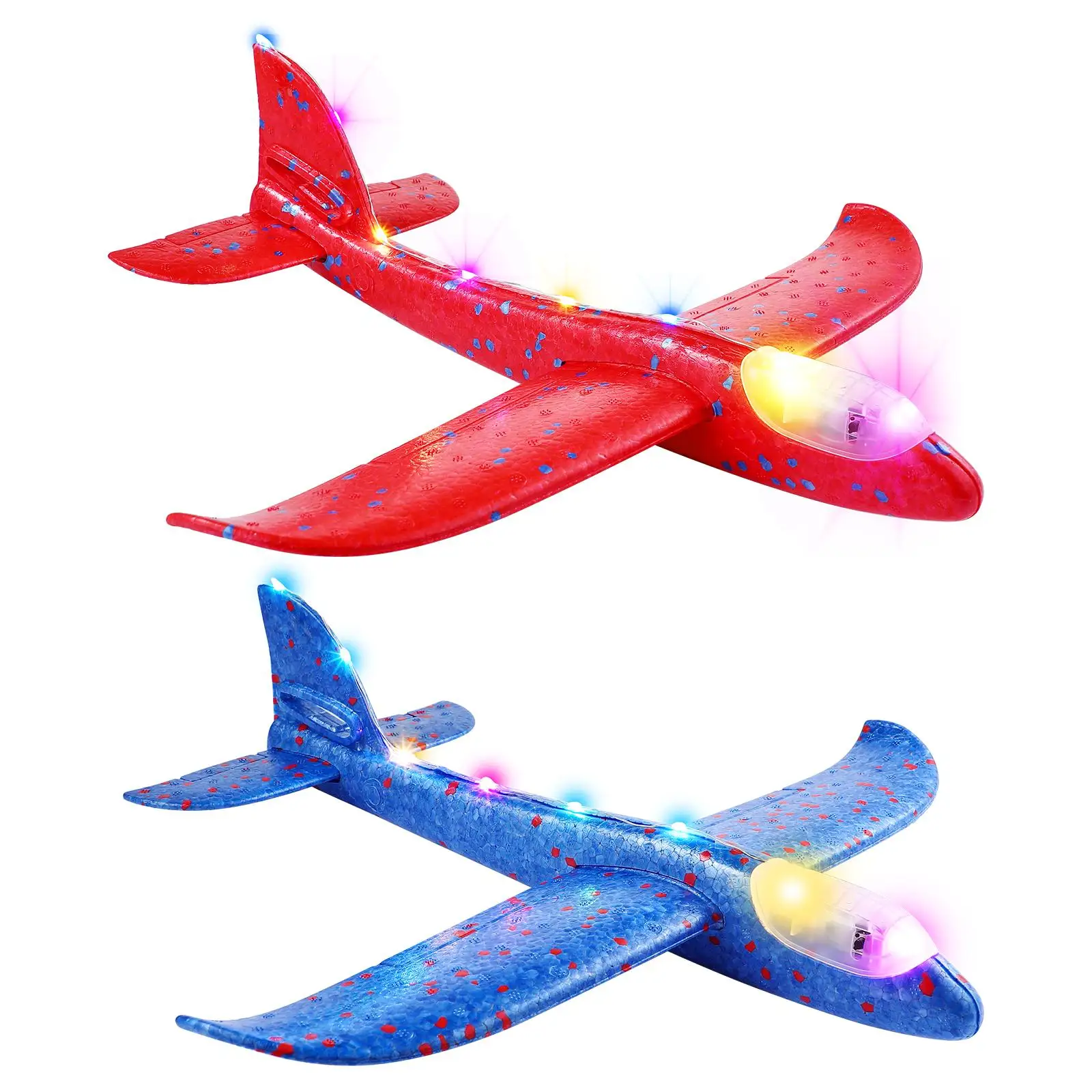 STOBOK 2pcs Foam Airplane Toys Kids Glider Planes LED Light Up Throwing Foam Airplanes Outdoor Flying Toys
STOBOK 2pcs Foam Airplane Toys Kids Glider Planes LED Light Up Throwing Foam Airplanes Outdoor Flying Toys