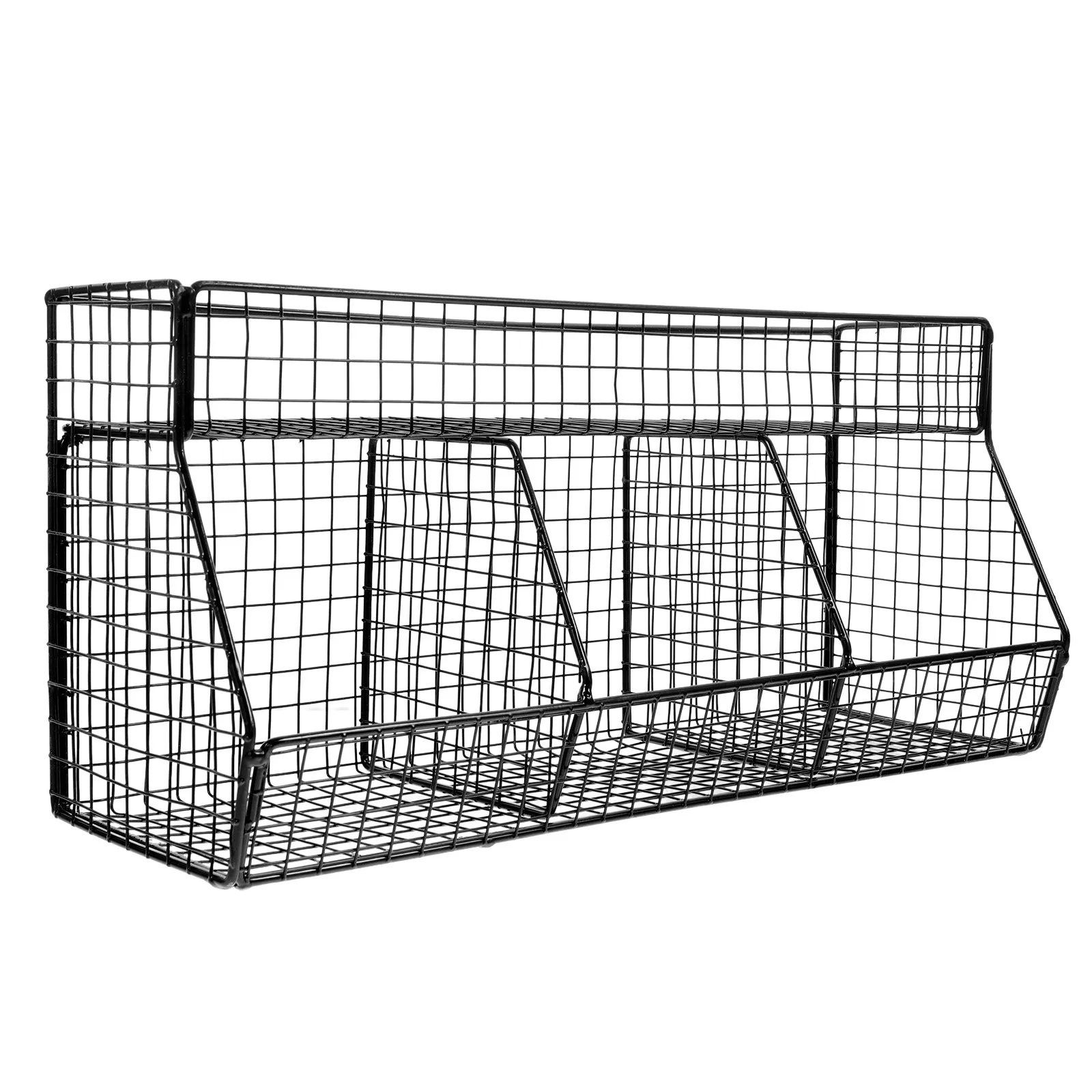 Wall-Mounted Kitchen Storage Basket Carbon Steel Wire Metal Basket Vegetable Fruit Onion Ginger Garlic Holder Wall Mount Baskets
Wall-Mounted Kitchen Storage Basket Carbon Steel Wire Metal Basket Vegetable Fruit Onion Ginger Garlic Holder Wall Mount Baskets