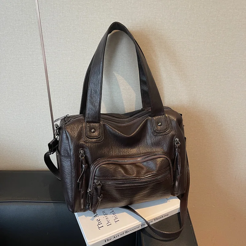 Горячая новинка 2026: Модная городская повседневная сумка-тоут для женщин, вместительная ретро-сумка через плечо, сумка для коротких поездок, трендовый выбор
Горячая новинка 2026: Модная городская повседневная сумка-тоут для женщин, вместительная ретро-сумка через плечо, сумка для коротких поездок, трендовый выбор