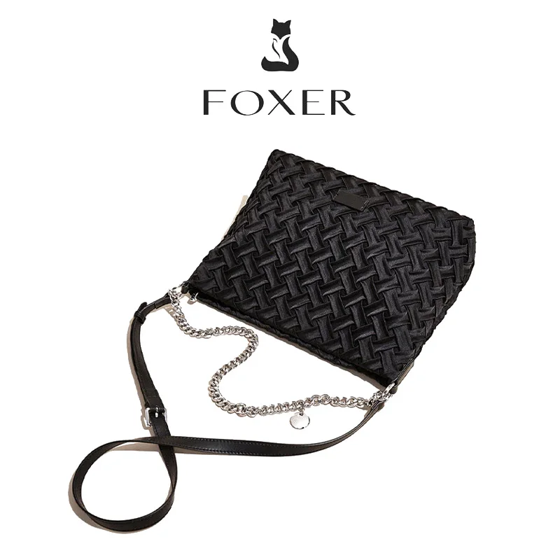 Дизайнерская женская сумка через плечо FOXER, плетеная сумка-тоут, повседневная городская сумка-кроссбоди для женщин, вместительная сумка для ежедневной работы
Дизайнерская женская сумка через плечо FOXER, плетеная сумка-тоут, повседневная городская сумка-кроссбоди для женщин, вместительная сумка для ежедневной работы