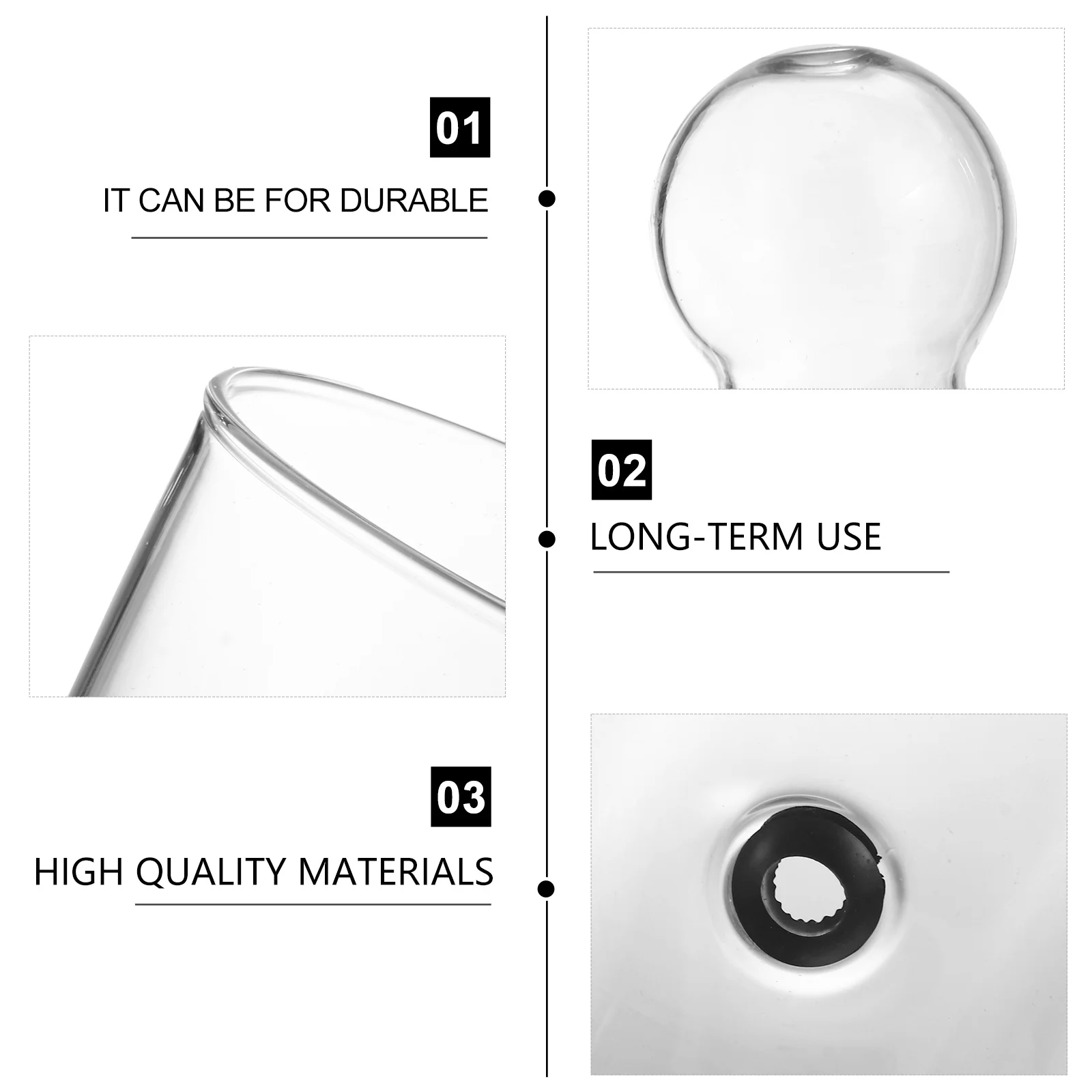 1Pcs Glass Food Cover Smoke-Proof Transparent Protective Dome for Bread Cake Dust-Proof Cover Home Kitchen Dining Table
1Pcs Glass Food Cover Smoke-Proof Transparent Protective Dome for Bread Cake Dust-Proof Cover Home Kitchen Dining Table