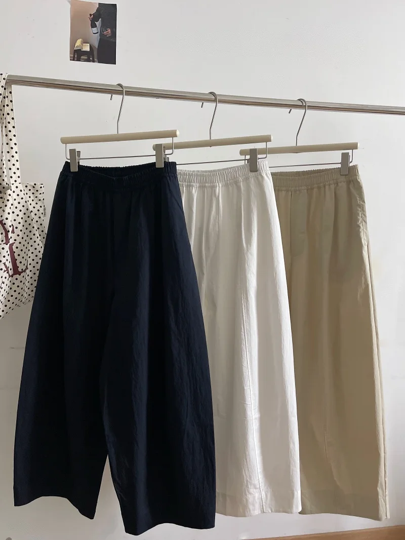 Stetamet Summer Lightweight Loose Wide Leg Nine Points Casual Pants Pear Shape Versatile Slimming Elastic Waistband Straight ...
Stetamet Summer Lightweight Loose Wide Leg Nine Points Casual Pants Pear Shape Versatile Slimming Elastic Waistband Straight ...