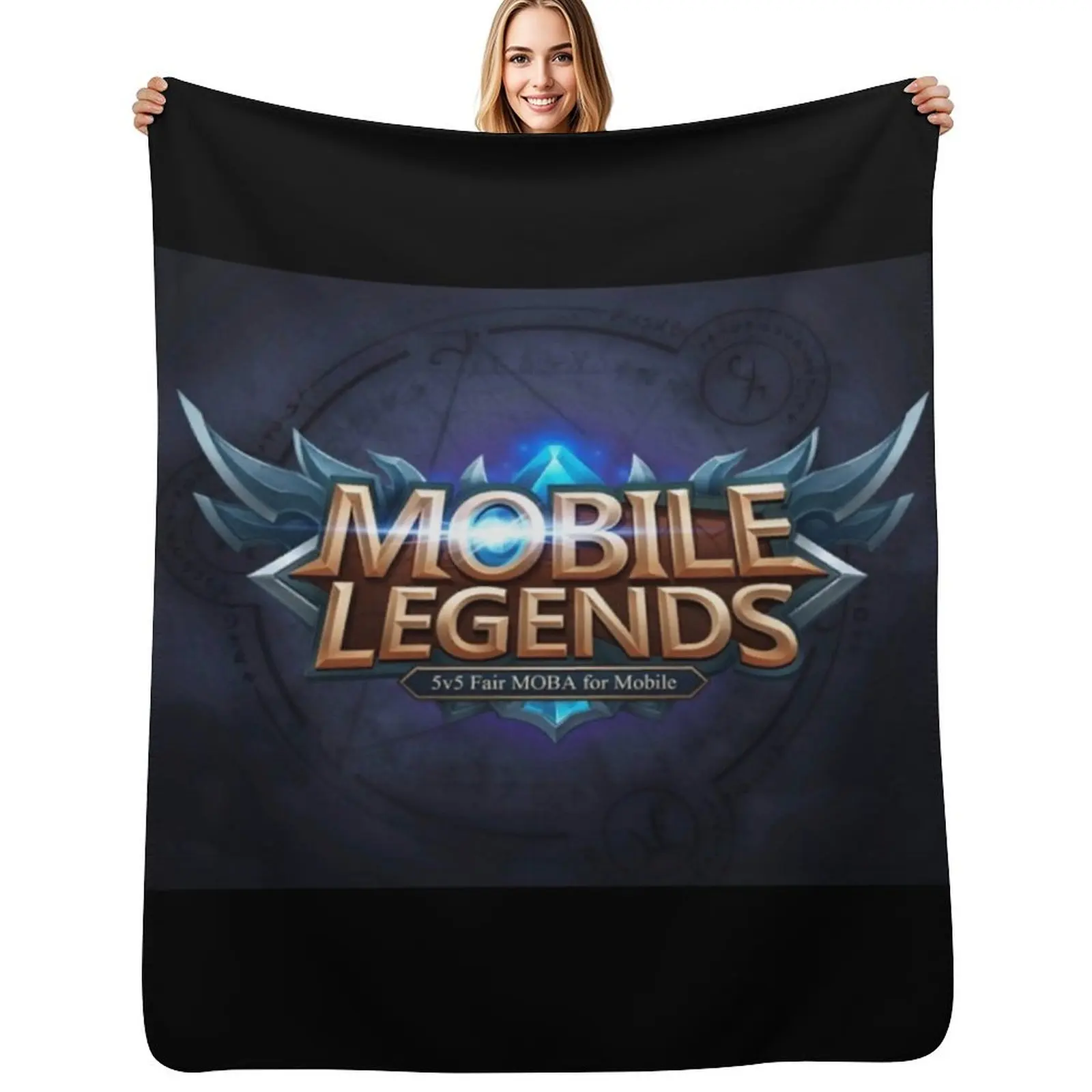 Mobile Legends New Update Logo Throw Blanket Thin Soft Blanket for Summer Night Sleeping
Mobile Legends New Update Logo Throw Blanket Thin Soft Blanket for Summer Night Sleeping