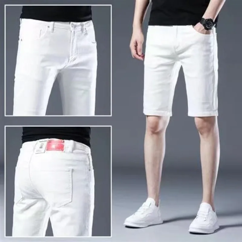 Korean Minimal Men Thin Denim Shorts Summer Slim Roll Cuff Five Point Casual Pants
Korean Minimal Men Thin Denim Shorts Summer Slim Roll Cuff Five Point Casual Pants