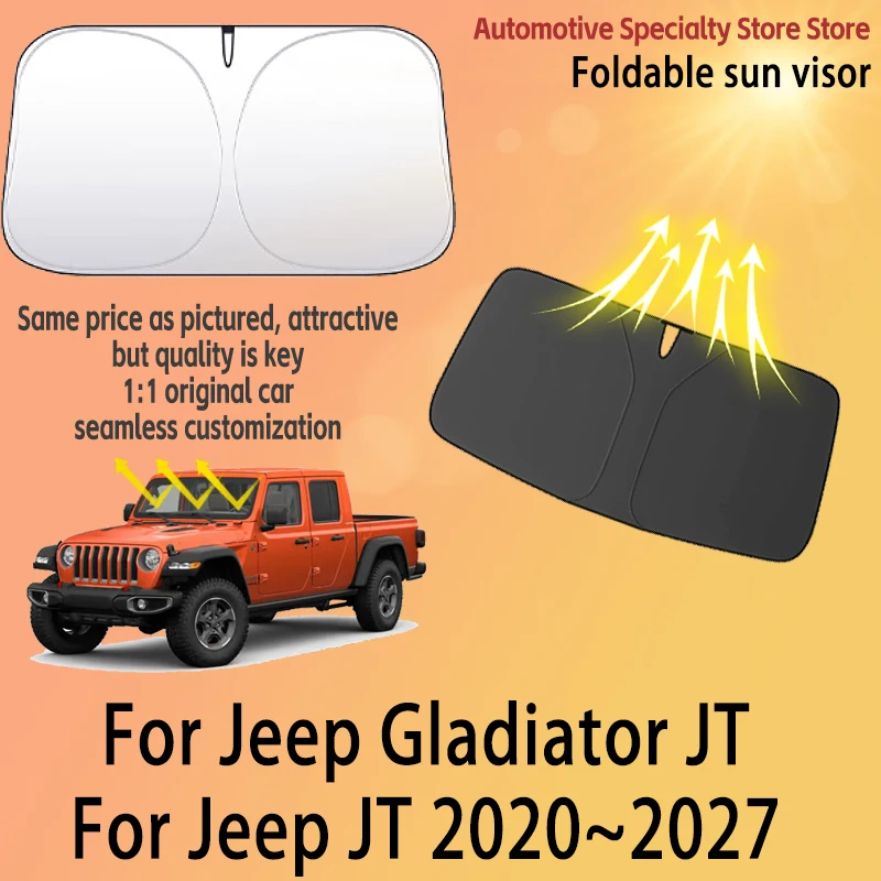 For Jeep Gladiator 2020~2027 2026 Car Front Windshield Sunshade Fold Shade UV Shade Solar Sun Shade Privacy Curtain Accessories
For Jeep Gladiator 2020~2027 2026 Car Front Windshield Sunshade Fold Shade UV Shade Solar Sun Shade Privacy Curtain Accessories