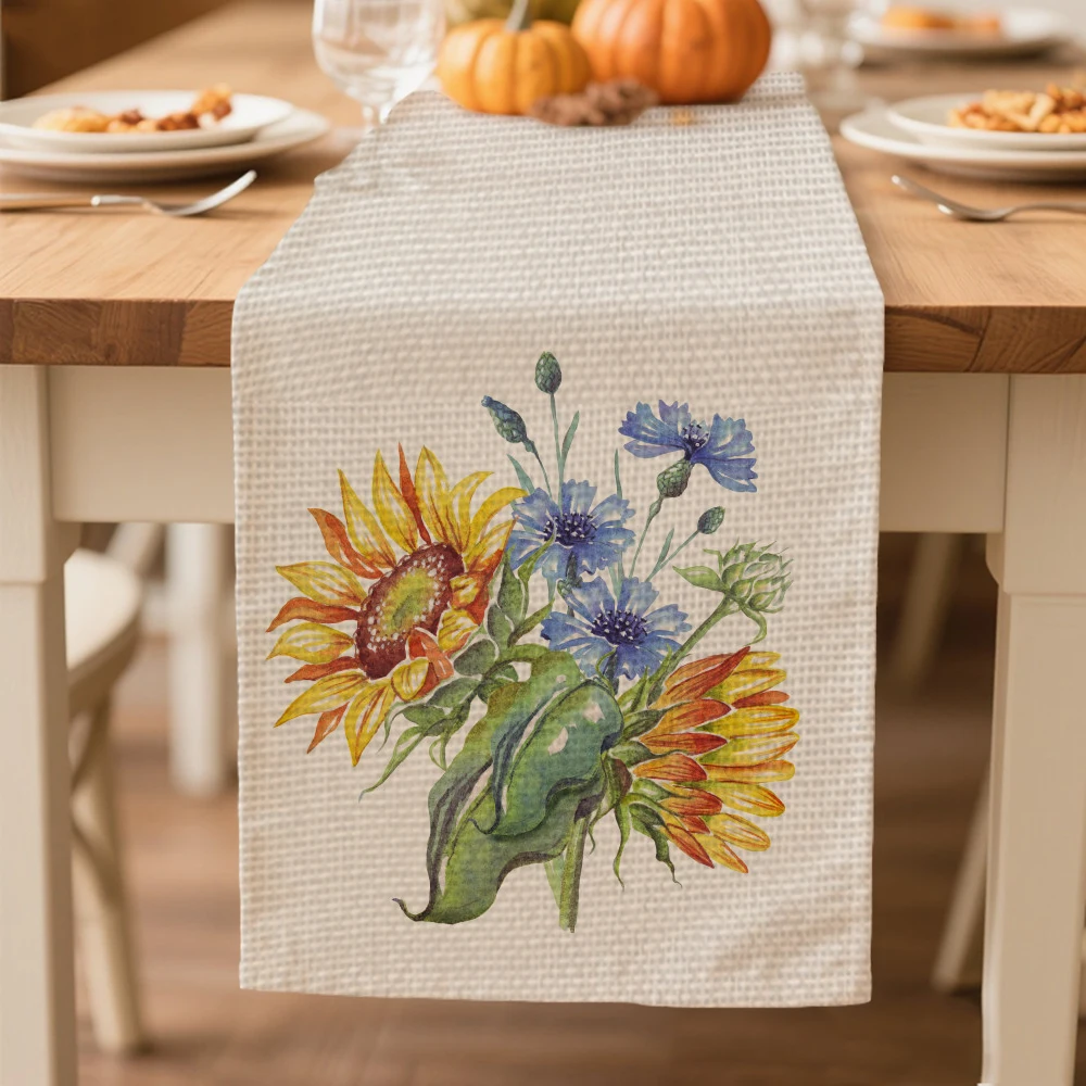 table runners autumn flower pattern Table decoration and accessories for Festival party Thanksgiving Day tablecloth
table runners autumn flower pattern Table decoration and accessories for Festival party Thanksgiving Day tablecloth