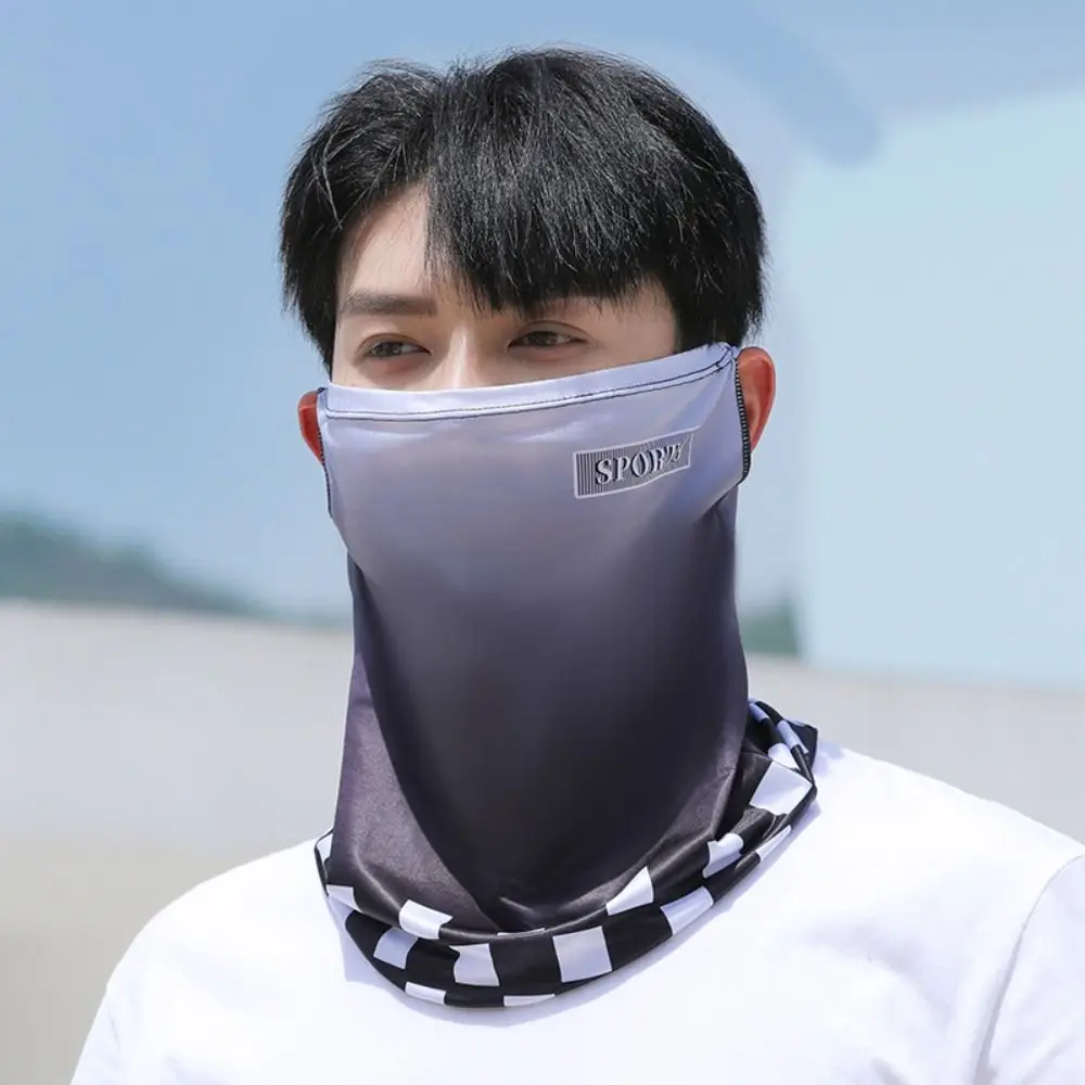Summer Stripe Letter Face Veil Breathable Ice Silk Gradient Mask UV Protection Face Cover Sunscreen Veil Face Gini Mask
Summer Stripe Letter Face Veil Breathable Ice Silk Gradient Mask UV Protection Face Cover Sunscreen Veil Face Gini Mask