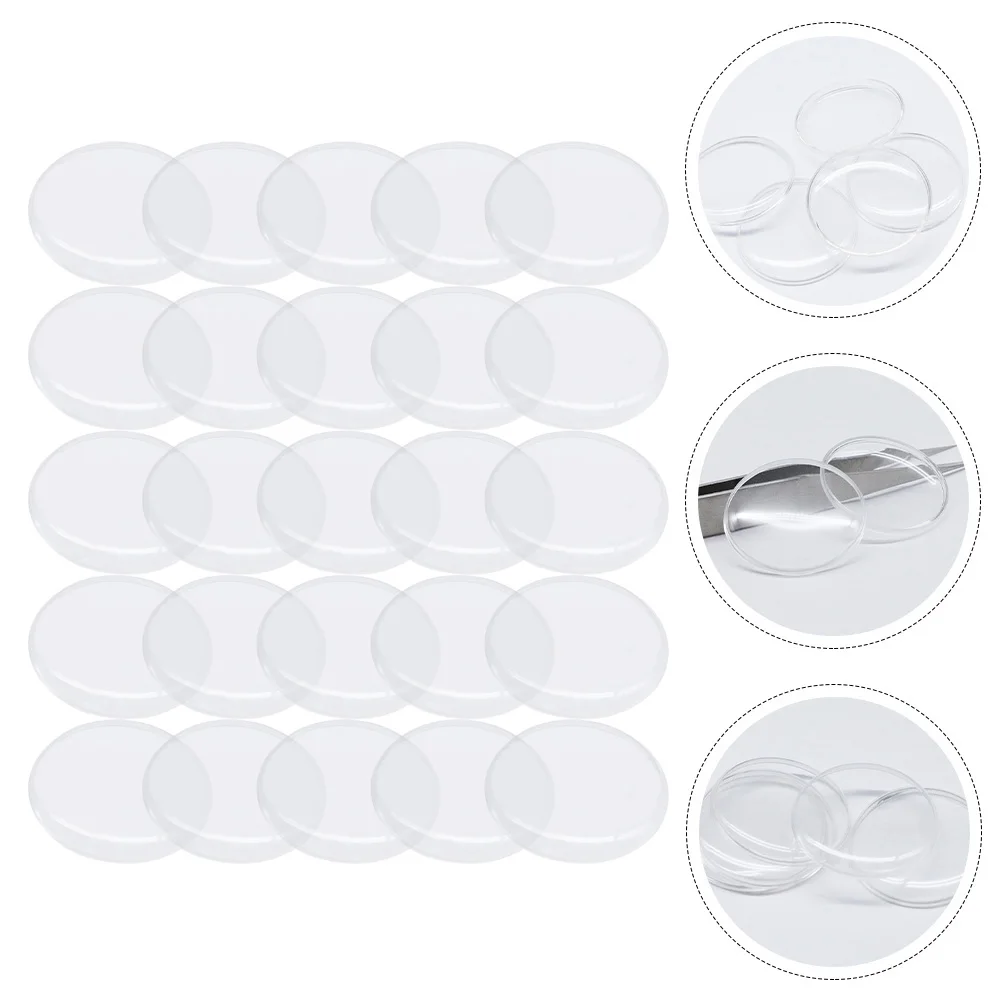 25pcs Clear Lids Premium Acrylic Glass Replacement Repair Material Scratch Resistant Dial Protectors Transparent Covers Durable
25pcs Clear Lids Premium Acrylic Glass Replacement Repair Material Scratch Resistant Dial Protectors Transparent Covers Durable