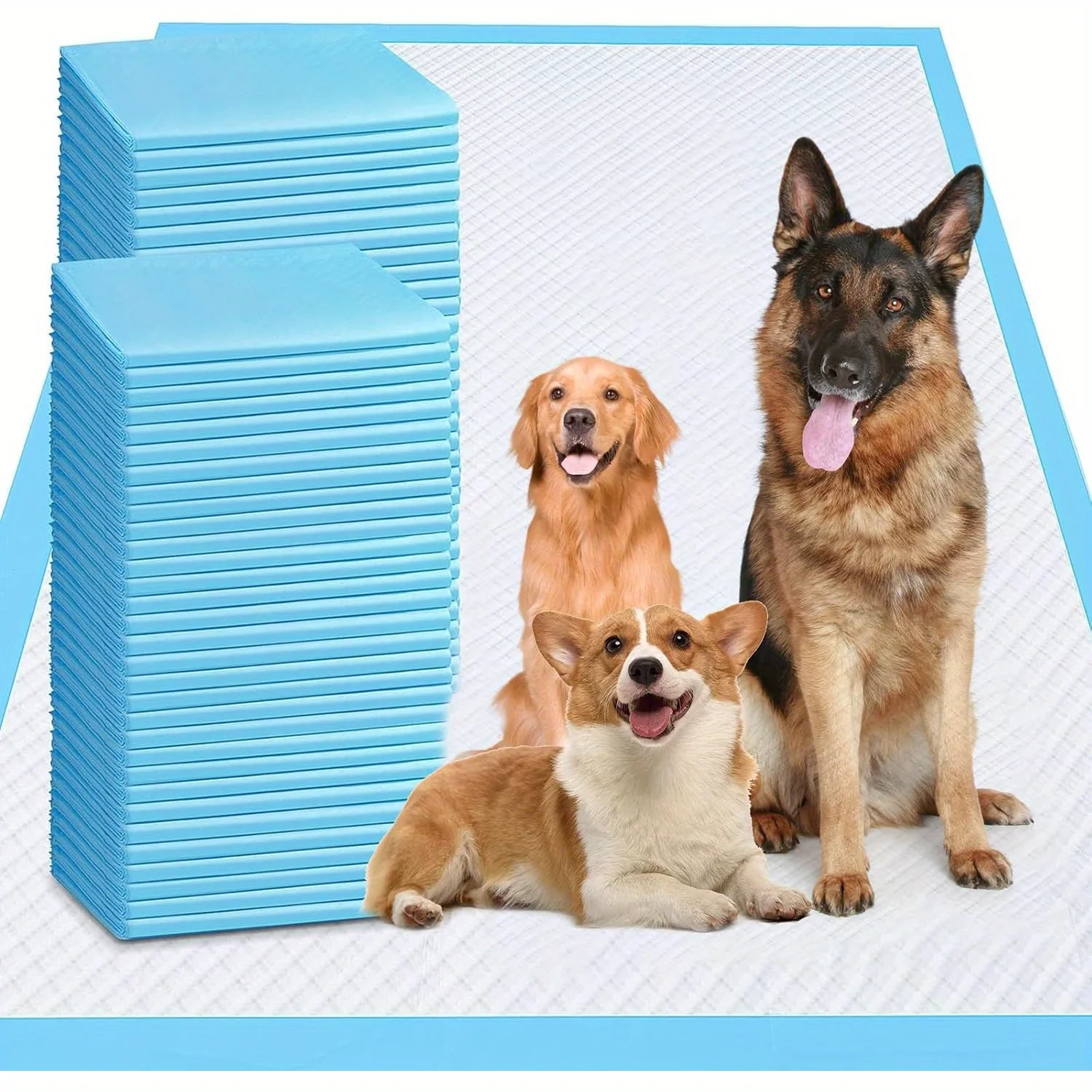 XXXXL Puppy Pee Pads for Dogs 31"x47" 40 Count, Extra Large Dog Pee Pads, Leak-Proof& Super Absorbent Dog Pee Pads, Thicken Disposable Potty Pads Puppy Training Pads for Cats Rabbits
XXXXL Puppy Pee Pads for Dogs 31"x47" 40 Count, Extra Large Dog Pee Pads, Leak-Proof& Super Absorbent Dog Pee Pads, Thicken Disposable Potty Pads Puppy Training Pads for Cats Rabbits