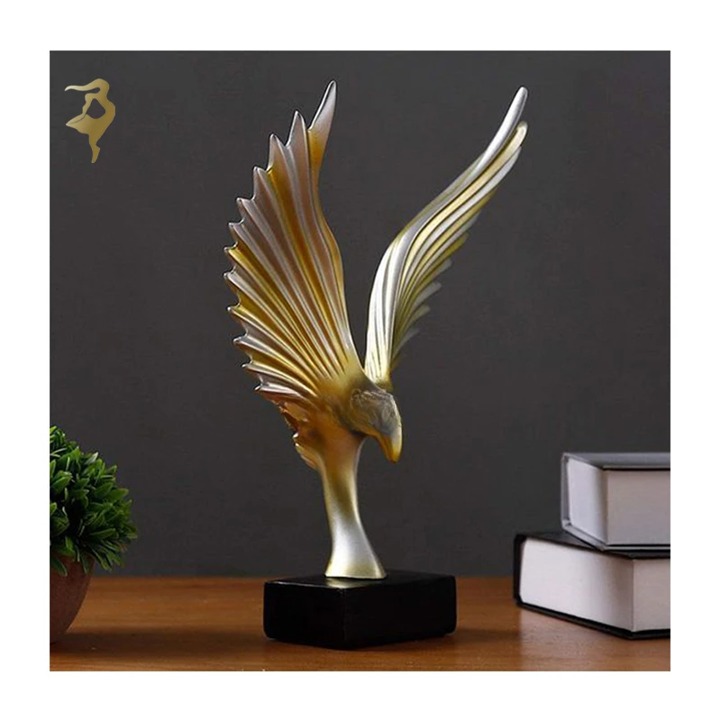 Home desk decoration creative abstract stainless steel eagle statue ornament
Home desk decoration creative abstract stainless steel eagle statue ornament