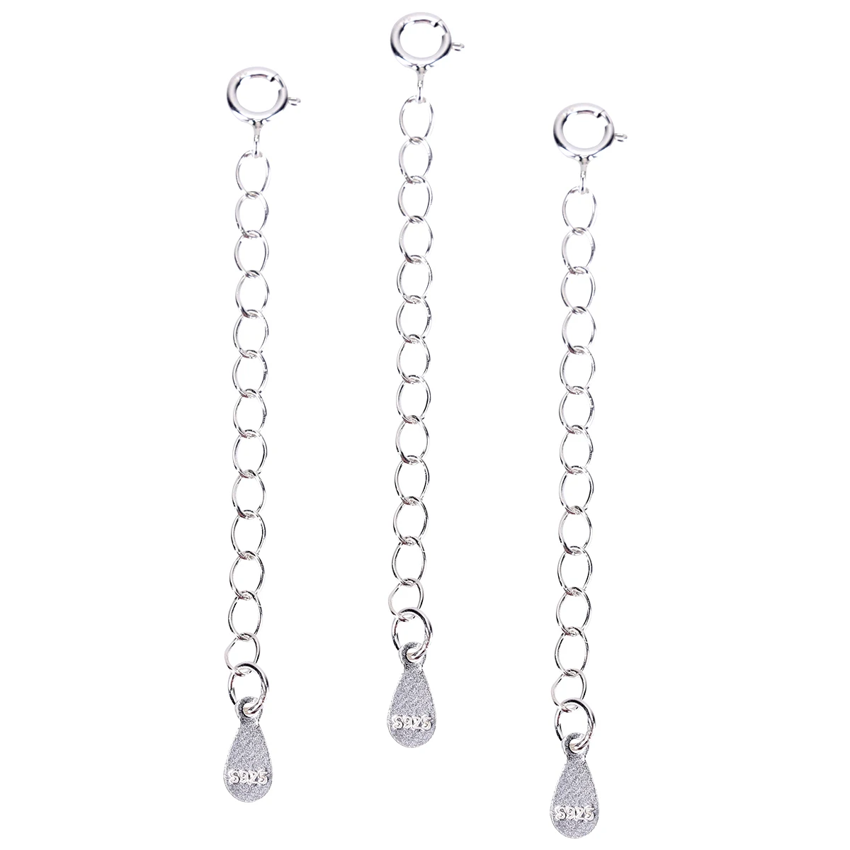3 Pcs Silver Extender Chain Accessories for Bracelet Necklace DIY Jewelry Making Heart Shaped Tail Chain Suitable for Bags
3 Pcs Silver Extender Chain Accessories for Bracelet Necklace DIY Jewelry Making Heart Shaped Tail Chain Suitable for Bags