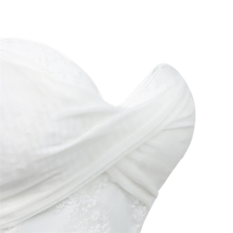 Elegant white netted lace Women Corset Bustiers Strapless With Bra Sexy Gothic Floral Pattern Fishbone Strap Short Crop Top
Elegant white netted lace Women Corset Bustiers Strapless With Bra Sexy Gothic Floral Pattern Fishbone Strap Short Crop Top