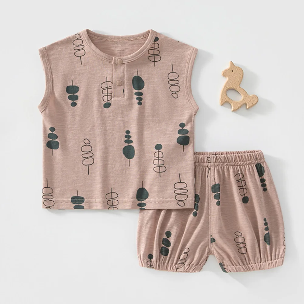 Baby Summer Clothing Top And Bottom Set Lightweight Cute Unisex Baby Outfits For Boys Girls Casual Infant Suit
Baby Summer Clothing Top And Bottom Set Lightweight Cute Unisex Baby Outfits For Boys Girls Casual Infant Suit