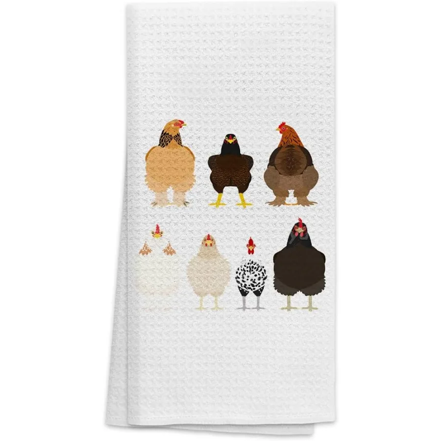 Симпатичные мультяшные цыплята, высокопоглощающие кухонные полотенца, полотенца для мытья посуды, полотенца для рук с курицей, чайное полотенце для ванной комнаты, кухни
Симпатичные мультяшные цыплята, высокопоглощающие кухонные полотенца, полотенца для мытья посуды, полотенца для рук с курицей, чайное полотенце для ванной комнаты, кухни