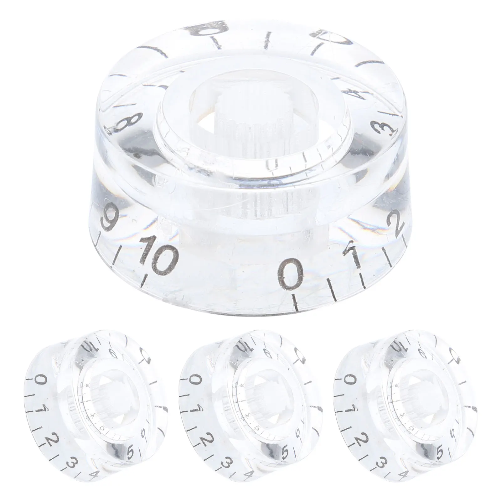 4 Pcs Volume Knob Potentiometer Guitar and Tone Knobs Has Electric Cap Control Bass
4 Pcs Volume Knob Potentiometer Guitar and Tone Knobs Has Electric Cap Control Bass