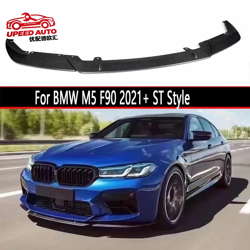 Suitable for BMW M5 F90 2021+ ST Style Carbon Fiber Car Bumper Diverter Spoiler Diffuser Front lip chin Auto parts body kit
Suitable for BMW M5 F90 2021+ ST Style Carbon Fiber Car Bumper Diverter Spoiler Diffuser Front lip chin Auto parts body kit