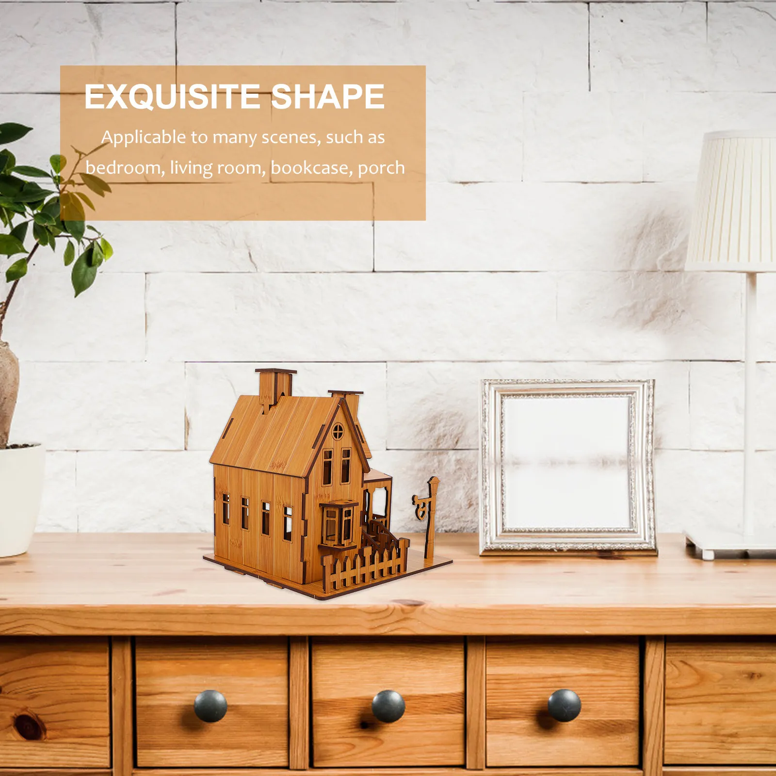 1Pcs Creative House Assembly Puzzle Villa Decorative Educational 3D Wooden DIY Jigsaw for Kids Parent Child Interaction
1Pcs Creative House Assembly Puzzle Villa Decorative Educational 3D Wooden DIY Jigsaw for Kids Parent Child Interaction