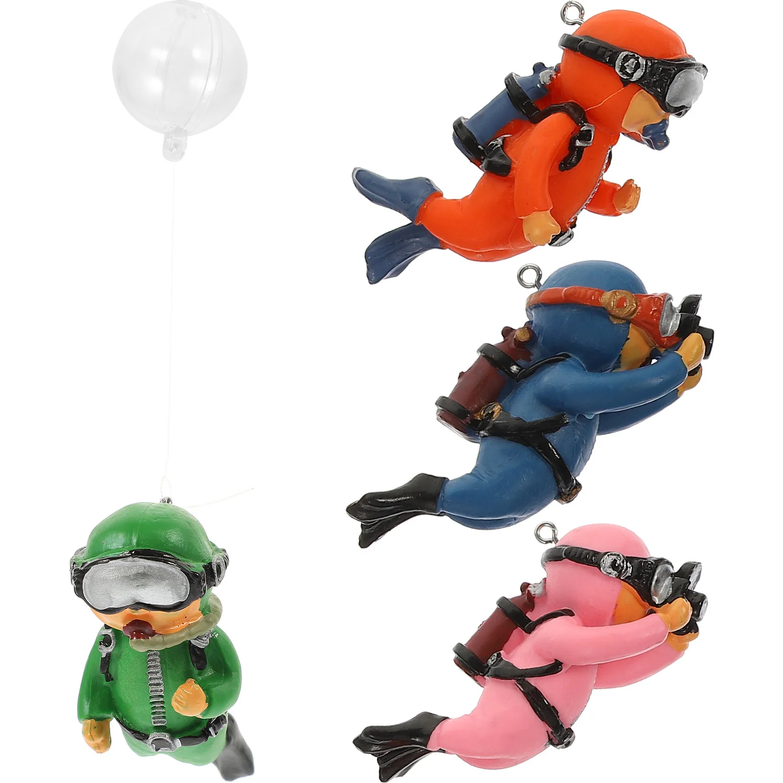 4Pcs Aquarium Floating Diver Ornaments Fish Tank Decorations Functional Resin Diver Accessory Non-Toxic Lightweight Tank
4Pcs Aquarium Floating Diver Ornaments Fish Tank Decorations Functional Resin Diver Accessory Non-Toxic Lightweight Tank