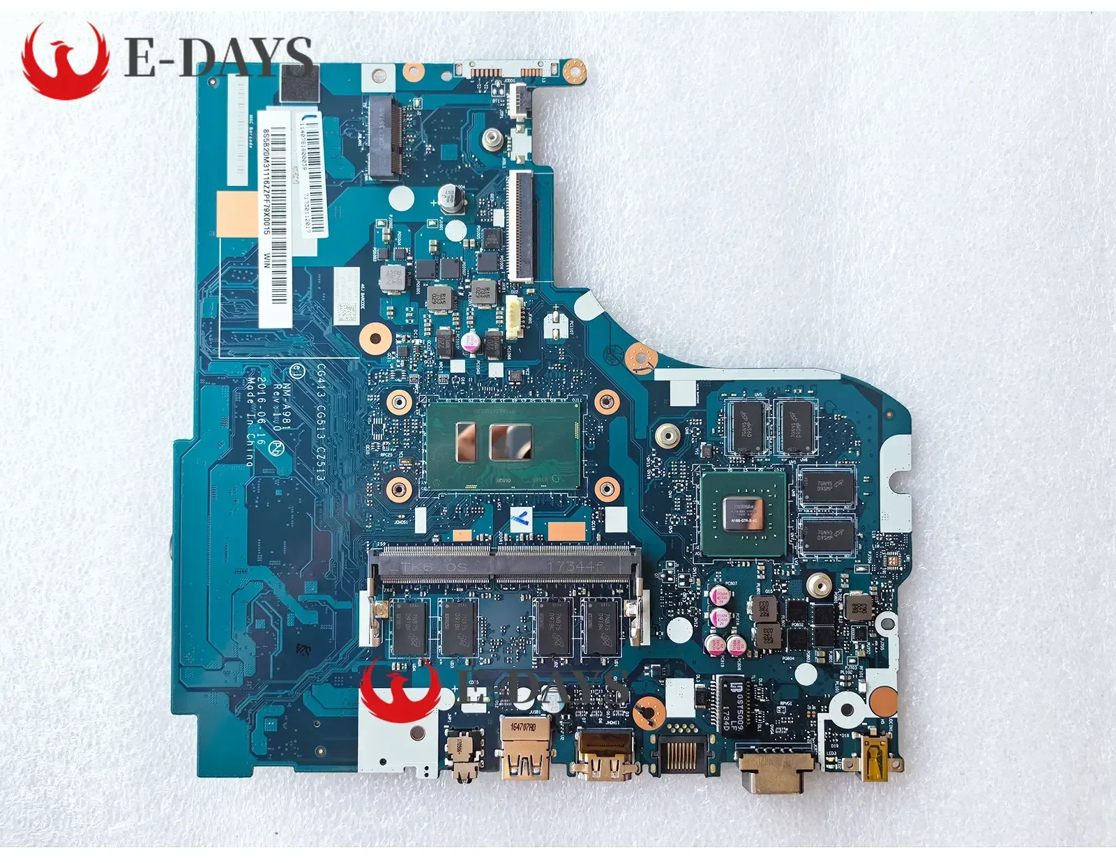 5B20M29187 NM-A981 Материнская плата для Lenovo 510-15IKB 310-15IKB 510-14ikb 310-14Ikb Материнская плата для ноутбука с i3 i5 i7-7th
5B20M29187 NM-A981 Материнская плата для Lenovo 510-15IKB 310-15IKB 510-14ikb 310-14Ikb Материнская плата для ноутбука с i3 i5 i7-7th