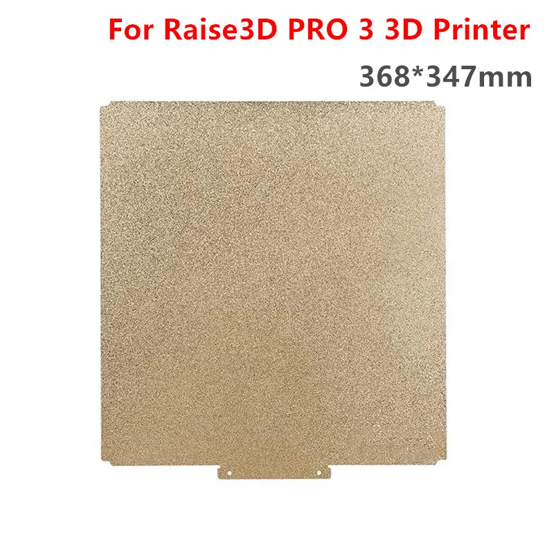 ENERGETIC PEI Sheet 368x347mm for Raise3D PRO 3 and PRO 3 PLUS Double Sided Textured PEI Build Plate Spring Steel Print Bed
ENERGETIC PEI Sheet 368x347mm for Raise3D PRO 3 and PRO 3 PLUS Double Sided Textured PEI Build Plate Spring Steel Print Bed