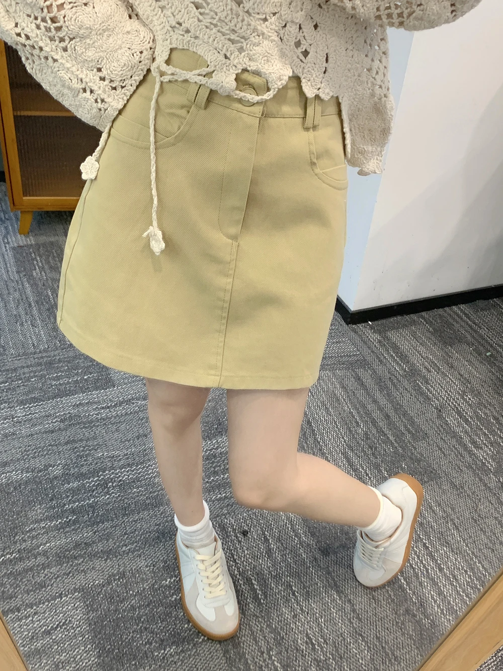 Spring 2025 AAMY2025 Casual Versatile High Waist A-Line Skirt Women's Pure Color Commute Slimming f-length Skirt
Spring 2025 AAMY2025 Casual Versatile High Waist A-Line Skirt Women's Pure Color Commute Slimming f-length Skirt